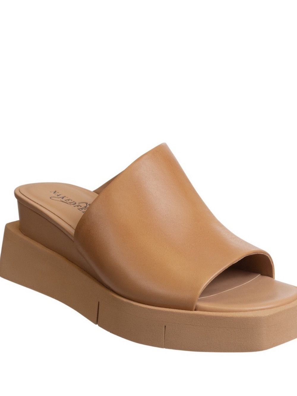 Naked Feet - Women’s Infinity Platform Sandal in Camel 6.5